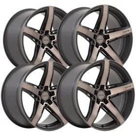 M271209021 Niche 35 Set Of 4 M271 Teramo 20x9 5x120 35mm Black/tint Wheels Rims 20 Inch
