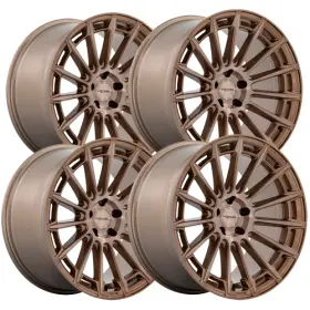38-m2752005f8 Niche M2752090f8 40 Set Of 4 Staggered-niche M275 Amalfi 20 Inch 5x112 38mm Bronze Wheels Rims