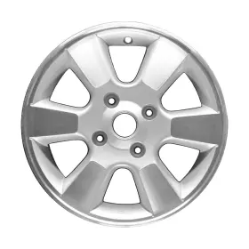 Nissan 196743236995 Used 15x5.5 Machined Bright Sparkle Silver Wheel Fits 2012 Versa