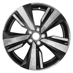 403006rh3b Nissan 19x7.5 5 Spoke Used Aluminum Wheel Machined And Painted Charcoal 560-96987