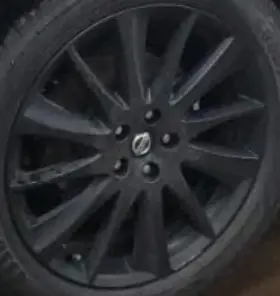 560-62814a Nissan 2020 Murano Oe Wheel 20x7-1/2 12 Spoke Satin Black