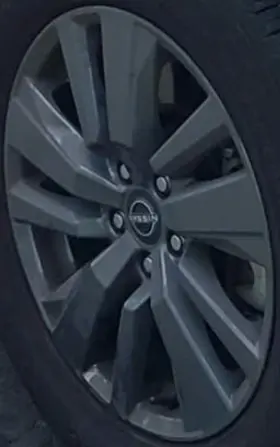 560-62843a Nissan 2024 Pathfinder Oe Wheel 18x8 5 Spoke Split Dark Gray