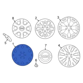 403009fv5a Nissan Oe For Titan 2023-2024 Wheel