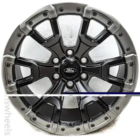 99090203653 Oe Concepts 20 Inch Gloss Black Raptor Replica Wheels Fits 2023 Ford Bronco Badlands 6x5.5