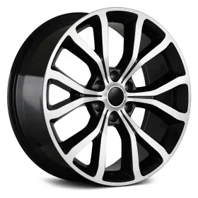 Fd05-22956135 Oe Concepts 44bm Fd05 2018 Ford Wheel 22x9.5 44 6x135 87.1 Black Single Rim