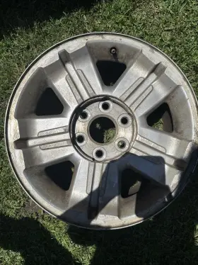 147s-285060 Oe Creations Chevy 6 Lug Stock Rims Good Condition Just Need To Be Clean With Caps