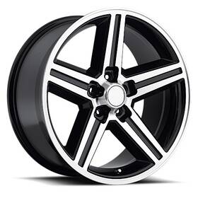 Oe Replica 652mb-2950 Rev Wheels Iroc 652 Series - 22x9 5.84 Bs 5x5 -black/polished