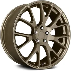 V1180-2297.28bz Oe Replica 4 New Hellcat Wheels Bronze 22x9.5 5x5 22 Inch For Durango Grand Cherokee