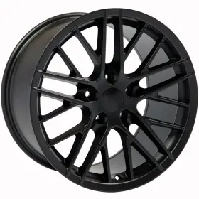 9453141 Oe Wheels C6 Corvette Zr1 Replica Wheel Single 19x10 Inch Rim - Satin Black