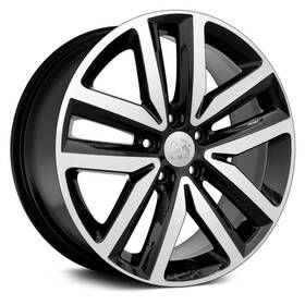 Oe Wheels 9490043 For Volkswagen Jetta 05-17 Alloy Factory Wheel Double 5-spoke Black W