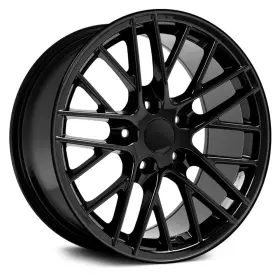 9498436 Oe Wheels For Chevy Camaro 93-02 Alloy Factory Wheel 10 Y-spoke Black W Red Stripe