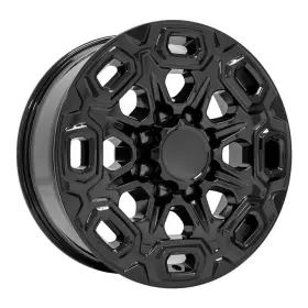 9511093 Oe Wheels For Gmc K3500 88 16-slot Black 20x8.5 Alloy Factory Wheel Replica