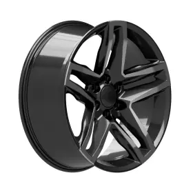 9511401 Oe Wheels 5911 Machined Black 22 Inch 6x139.7 Wheel Fits Cadillac Gmc Chevy Trail Boss