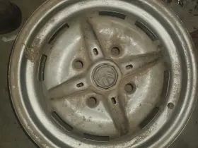 113601025 Oem Vw Sport Wheel 8 Slot Suoer Beetle Genuine Vintage 68 To 79 Ghia Type3 Rims