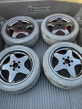 Oem 1265 Staggered 17 Inch Mercedes-benz Amg Wheels. Front Are17 X7.5 And Rears X8.5