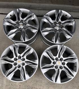 Oem 42497175 Set Of 4 - 2021 Chevy Blazer 18 Inch Silver Alloy Wheels 6x120 Free Shipping