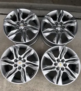 42497175 Oem Set Of 4 - 2021 Chevy Blazer 18 Inch Silver Alloy Wheels 6x120 Free Shipping