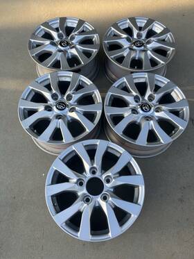Oem 42611-60c21 2016-2021 Toyota Land Cruiser 18 Inch Wheels Set Of Five