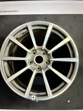 991.1 Oem 67425 Front Porsche Machined Grey 911 Wheel 20 Inch Model Original Rim