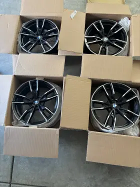 792m Oem 19 Inch Dual-spoke Bicolor Black Bmw Factory Wheels