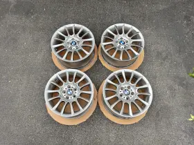 8036932 Oem Bmw Style 152 18 Inch Staggered Alloy Rims By Borbet - E9x Front And Rear