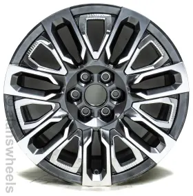 84554352 Oem 1 Single Gmc Yukon Denali Ultimate 22 Inch Grey Mach Factory Wheel Rim #3982