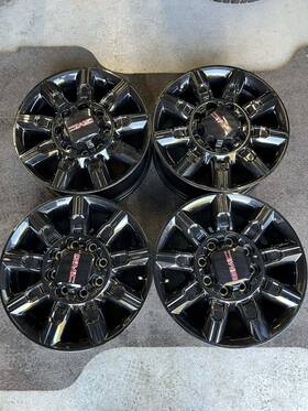 Oem 84830458 2024 2025 Gmc Sierra At4 Hd 2500 3500 Black Stock Wheels Rims #92