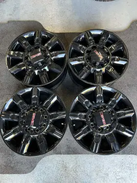 84830458 Oem 2024 2025 Gmc Sierra At4 Hd 2500 3500 Black Stock Wheels Rims #92