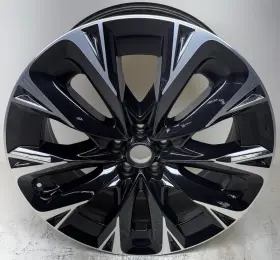 Cx-90 Oem 95687 2024 2025 2026 Mazda 21 Inch Machined Gloss Black Wheel Part #95687