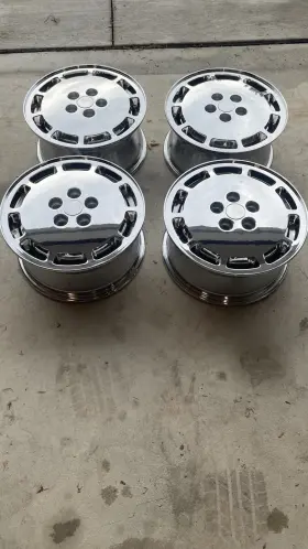 E4zx1007ab Oem 1986 Ford Mustang Svo Factory Wheels Set Of 4 Chromed 16x7