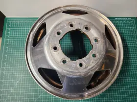 F81a-1007-ga Oem 99-04 Ford F350 Dually Drw 16 Wheel Alloy X6 Aluminum Front Rim