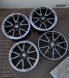 Pe012 Oem Porsche Panamera Exclusive Design 21 Inch Wheels Set Staggered 9.5 And 11.5
