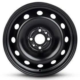 4726135ab Oem Replica New 15 Inch X 6 Black Replacement Steel Wheel Rim 2012-2019 For Fiat 500