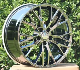 W591-bc1985.56.5.120-a Oes Chrome C7 Z06 Zo6 Corvette Stingray Wheels Fits 2014-2019 19x8.5 5x120 56