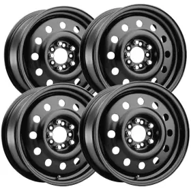 83b-6652335 Pacer Set Of 4 83b Fwd Mod 16x6 5x105/5x115 35mm Black Wheels Rims 16 Inch