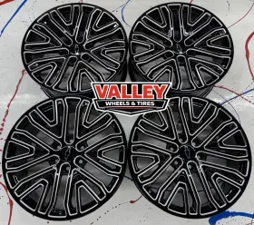 Pr226bd22906128 Performance Replica 22 Inch Gloss Black Machine Chevrolet Rims Wheels Silverado Tahoe 6x5.5 Is