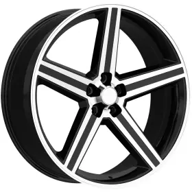 148b-28730 Performance Replicas Pr148 Iroc 20x8 5x5 Inch 0mm Black/machined Wheel Rim 20