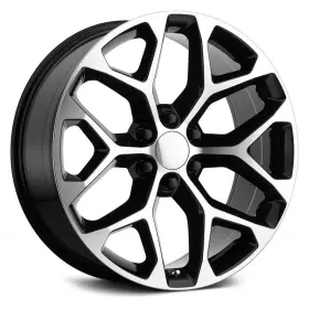176bm-2295824 Performance Replicas 176 Wheels 22x9 24 6x139.7 78.1 Black Rims Set Of 4