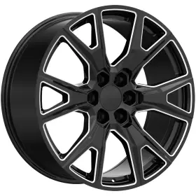 199m-2415831 Performance Replicas Replica Pr199 Y-spoke 24x10 6x5.5 Inch 31mm Black/milled Wheel Rim 24