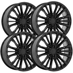 Performance Replicas Pr223bx26106128 Set Of 4 Pr223 26x10 6x5.5 Inch 28mm Gloss Black Wheels Rims