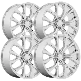 Pr230px24106331 Performance Replicas Set Of 4 Replica Pr230 24x10 6x135 31mm Chrome Wheels Rims