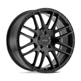 1775p6a405112m72 Petrol 17x7.5 P6a 5x112 Black 40mm
