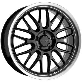 1780p4c405112b66 Petrol 1 17x8 40 P4c 5x112 Gloss Black With Machined Cut Lip Wheel