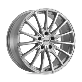 1880p3a405108s72 Petrol 18x8 P3a Silver With Machine Cut Face Wheels 5x108 40mm Set Of 4