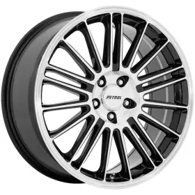 Pe001bd19805640 Petrol Pe001 P1d 19x8 5x112 40mm Black/machined Wheel Rim 19 Inch