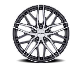 Petrol Pe004ad20855740 P3e 20x8.5 5x112 40mm Gloss Gunmetal With Brushed Machined