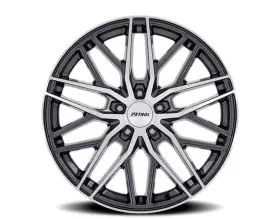Pe004ad20855740 Petrol P3e 20x8.5 5x112 40mm Gloss Gunmetal With Brushed Machined