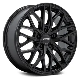 Pe004mx18804240 Petrol P3e Wheel 18x8 40 5x110 72.56 Black Single Rim