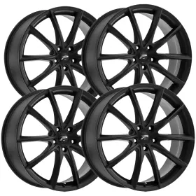 435-8866sb Platinum 40 Set Of 4 435 Flux 18x8 5x4.5 Inch 40mm Satin Black Wheels Rims 18