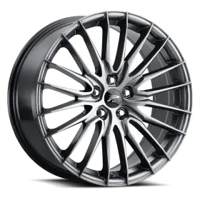 465-7866g Platinum 40 17x8 465g Reprisal Bright Graphite Wheels 5x4.5 40mm Set Of 4